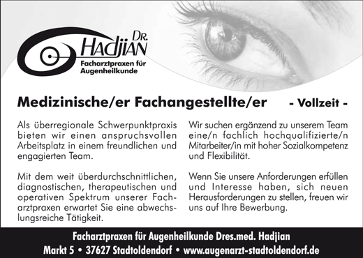 Augenarzt Stadtoldendorf - Dr. med. Reza Hadjian
